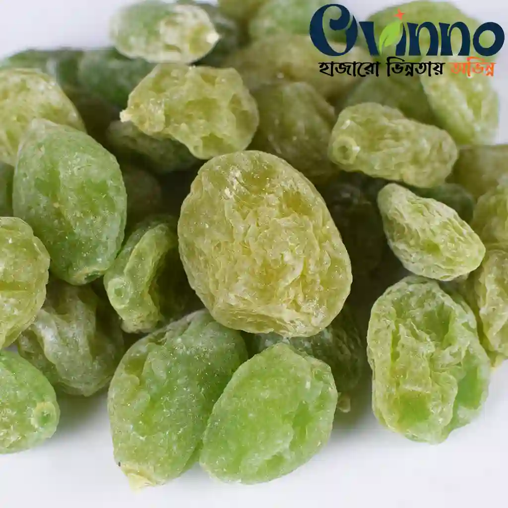 Dried Green Peach